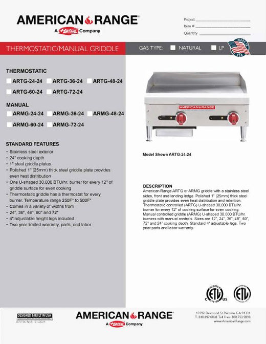 Spec Sheet