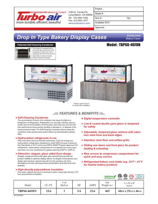 TBP60-46FDN Specsheet