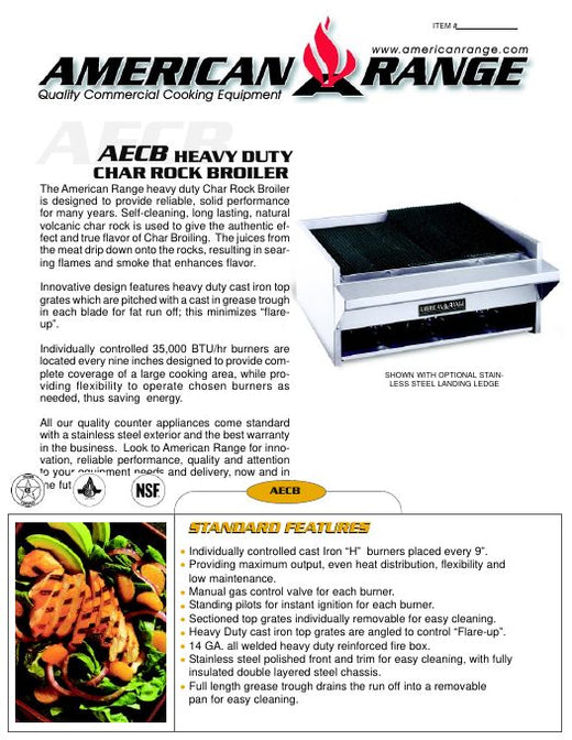 AECB-74 Specsheet