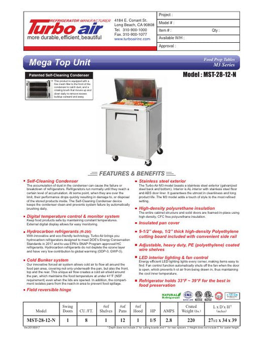 MST-28-12-N Specsheet