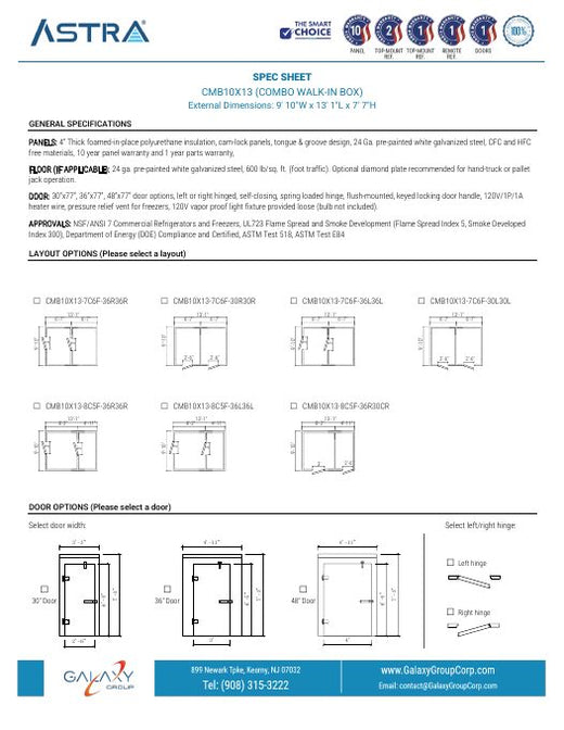 CMB10X13 - Spec Sheet