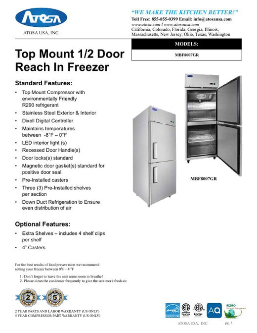 MBF8007-GR Specsheet