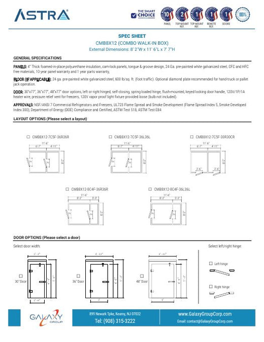 CMB8X12 - Spec Sheet