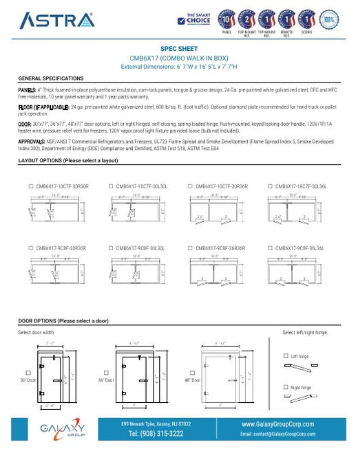CMB6X17 - Spec Sheet