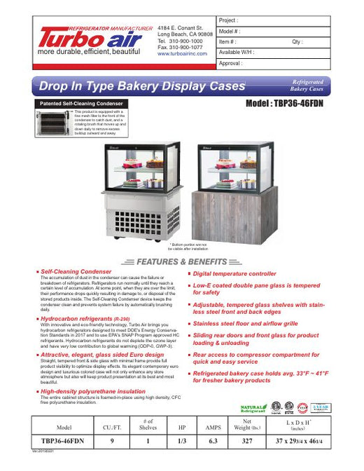 TBP36-46FDN Specsheet
