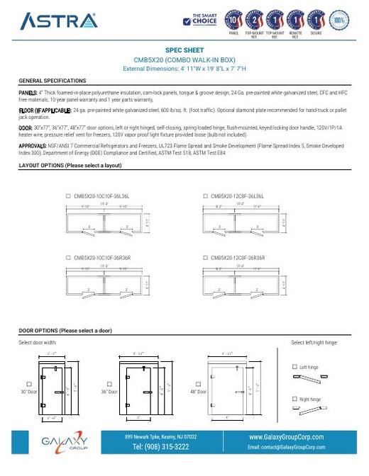 CMB5X20 - Spec Sheet