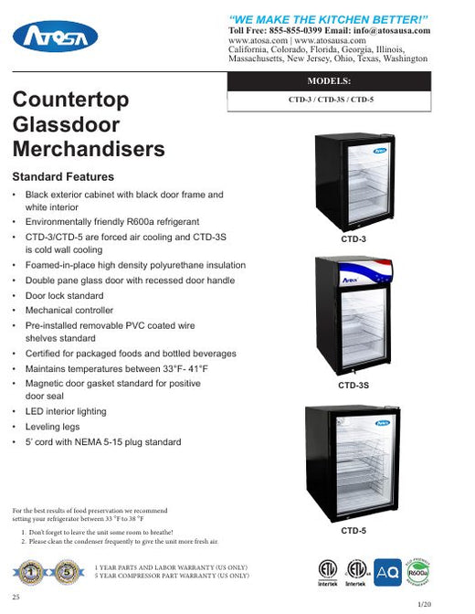 CTD-3 Specsheet