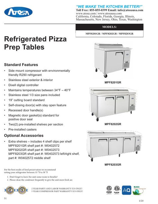 MPF8201-GR Specsheet
