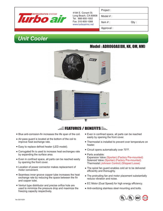 Spec Sheet