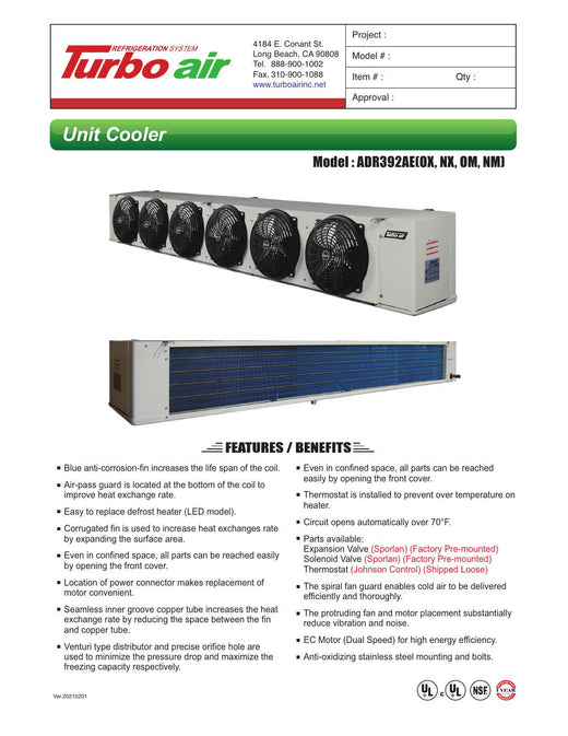 Spec Sheet