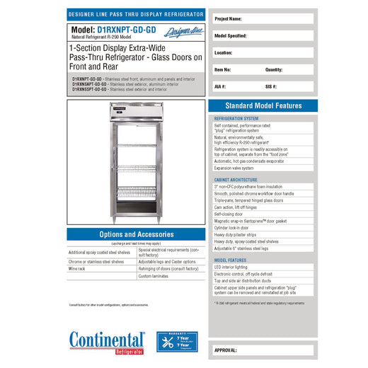 Spec Sheet