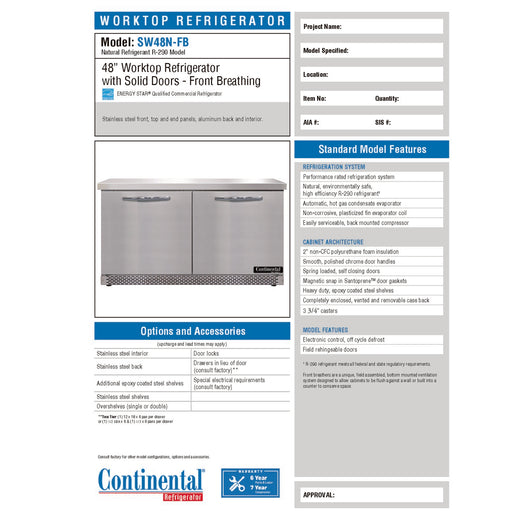 Spec Sheet