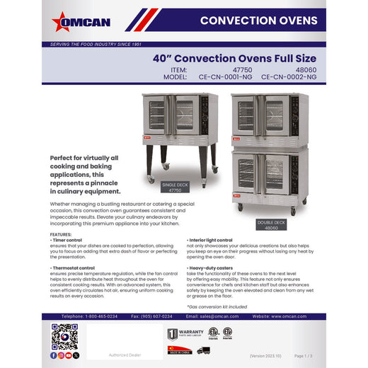 Spec Sheet