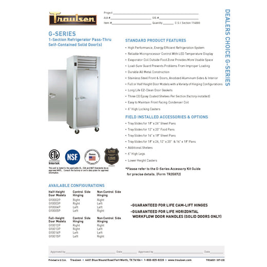 Spec Sheet
