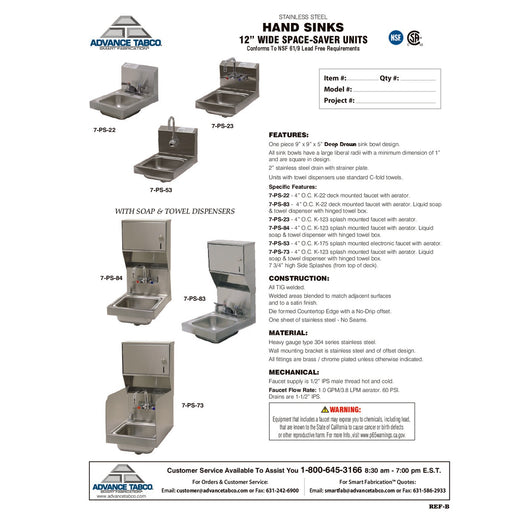 Spec Sheet