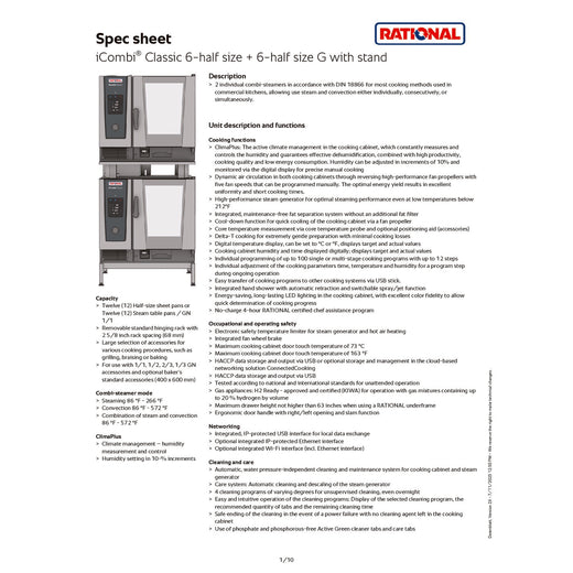 Spec Sheet