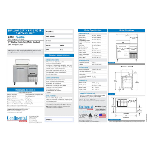 Spec Sheet