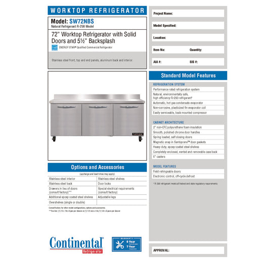 Spec Sheet