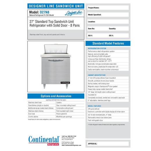 Spec Sheet