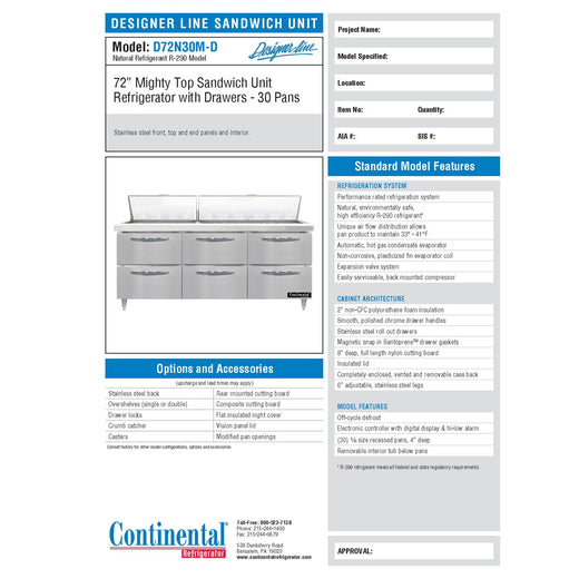 Spec Sheet