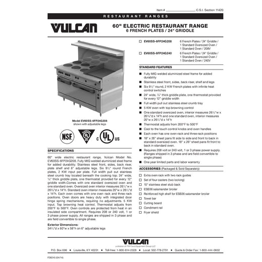 Spec Sheet