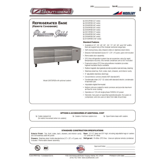 Spec Sheet