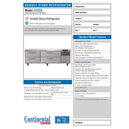 Spec Sheet