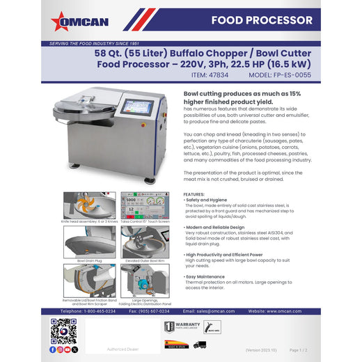 Spec Sheet