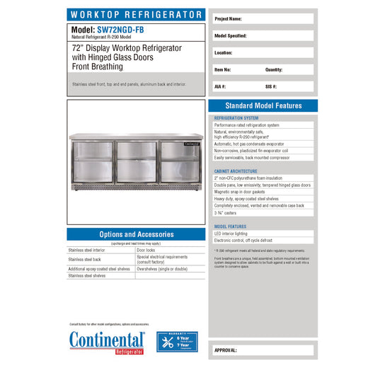 Spec Sheet