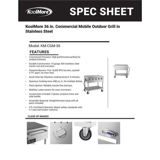 Spec Sheet