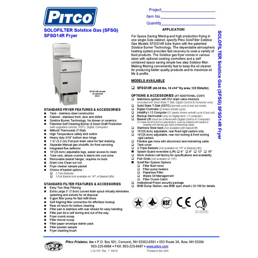 Spec Sheet