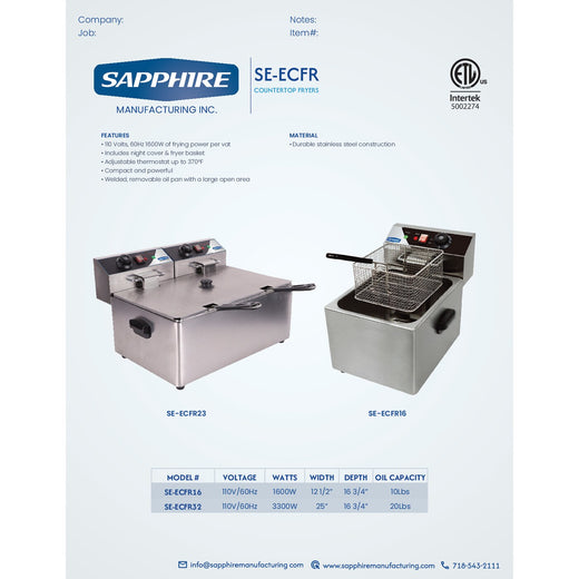 Spec Sheet