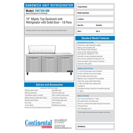 Spec Sheet