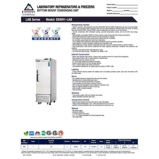 Spec Sheet