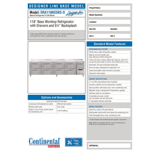 Spec Sheet
