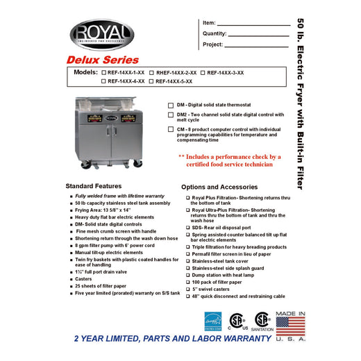 Spec Sheet