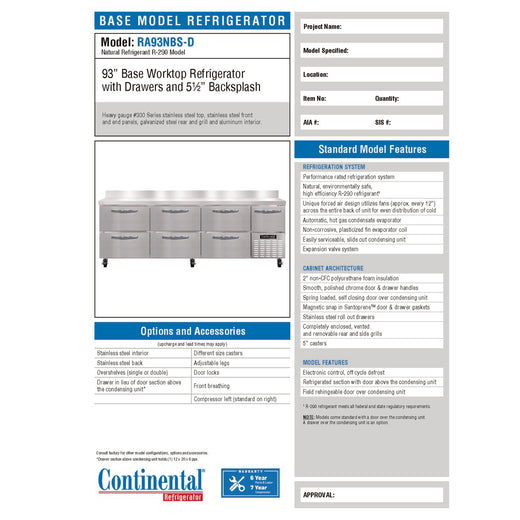 Spec Sheet