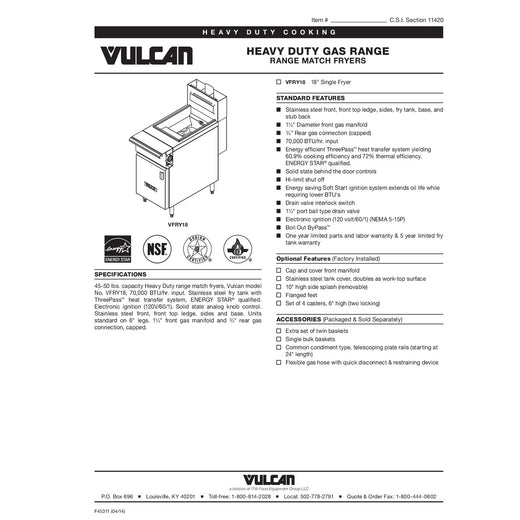 Spec Sheet