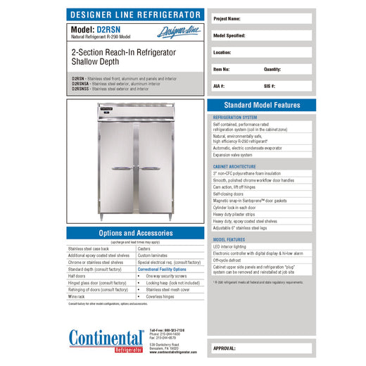 Spec Sheet