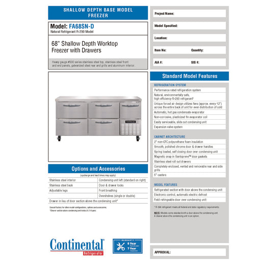 Spec Sheet