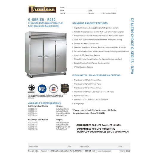 Spec Sheet