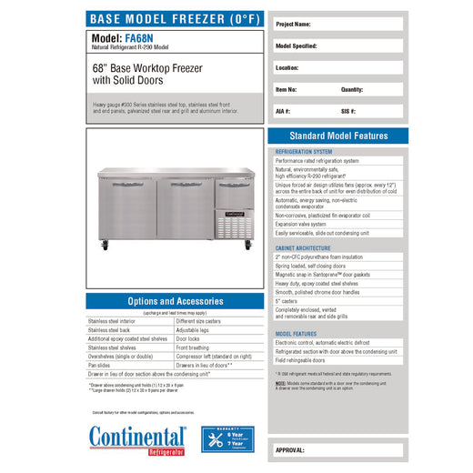 Spec Sheet