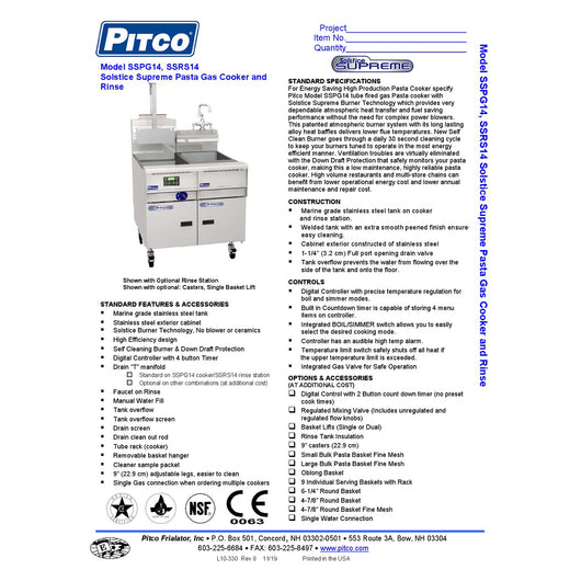 Spec Sheet