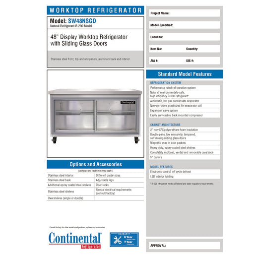 Spec Sheet
