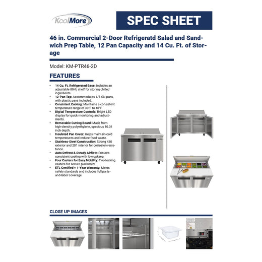 Spec Sheet