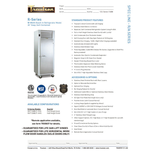Spec Sheet