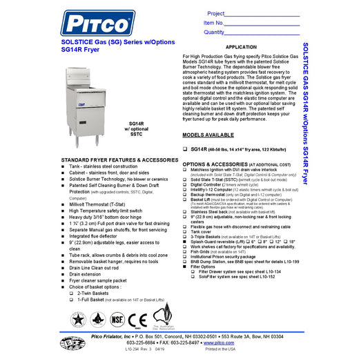 Spec Sheet
