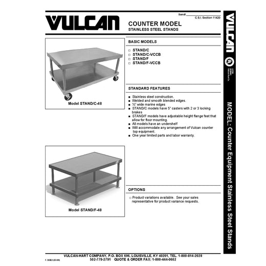 Spec Sheet