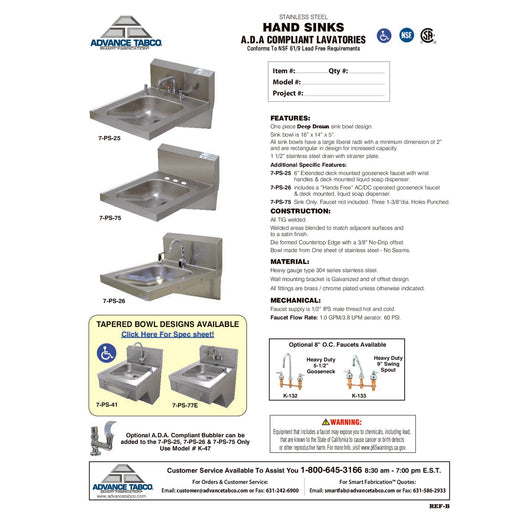 Spec Sheet