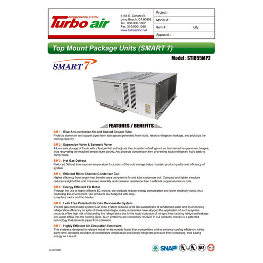 Spec Sheet